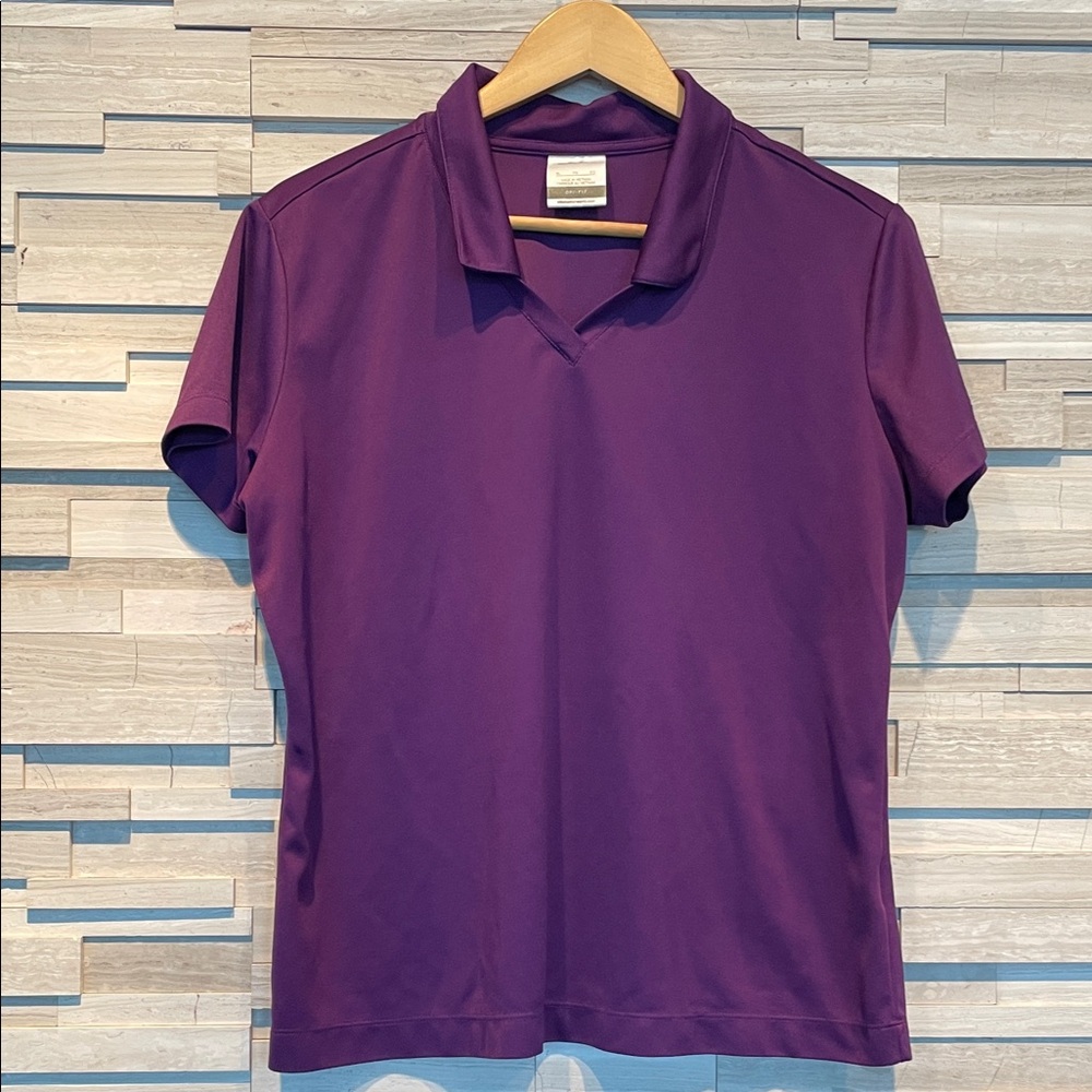 Nike Purple Women's Polo Golf Shirt, Size XL, Good condition, Dri-fit